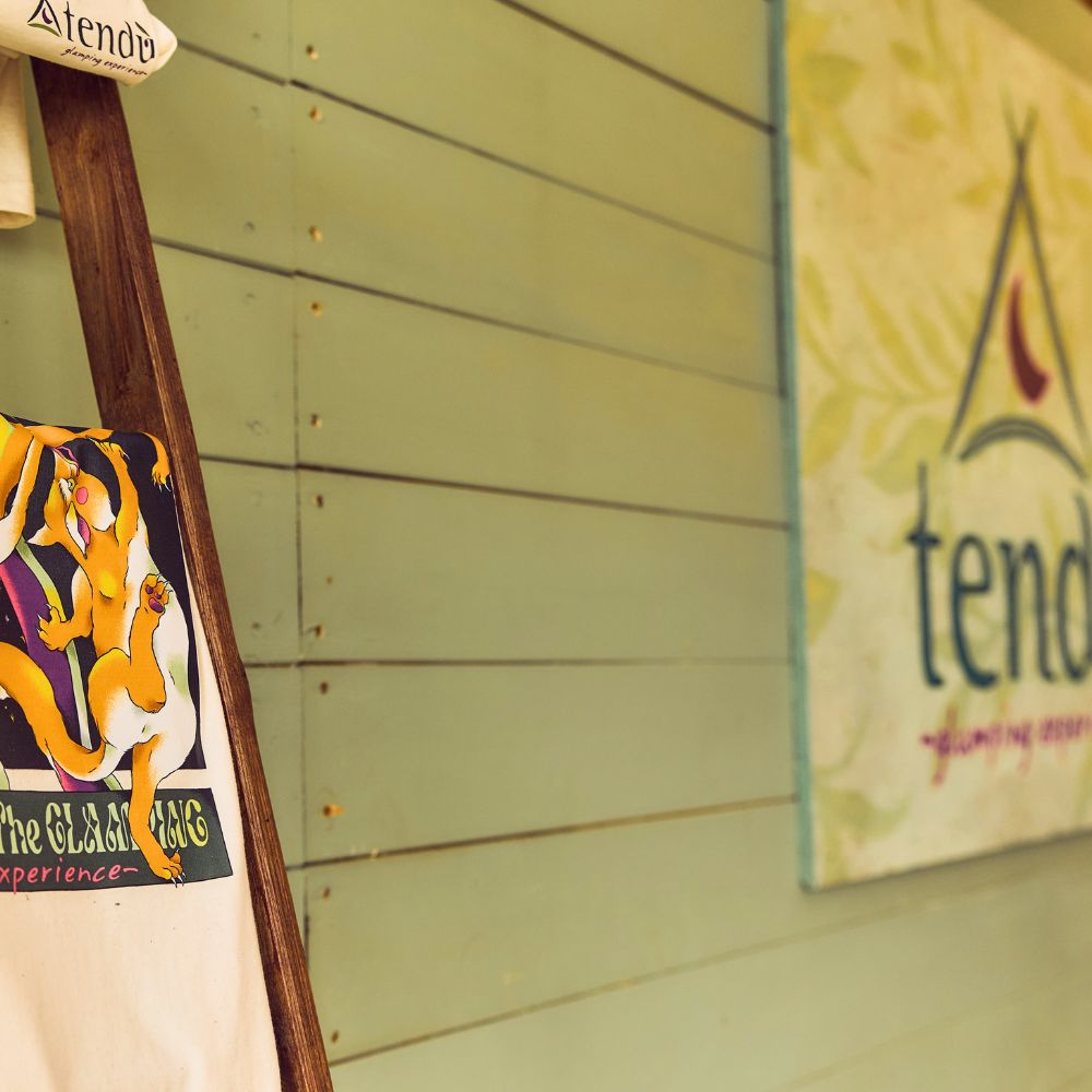 logo e merchandising tendù